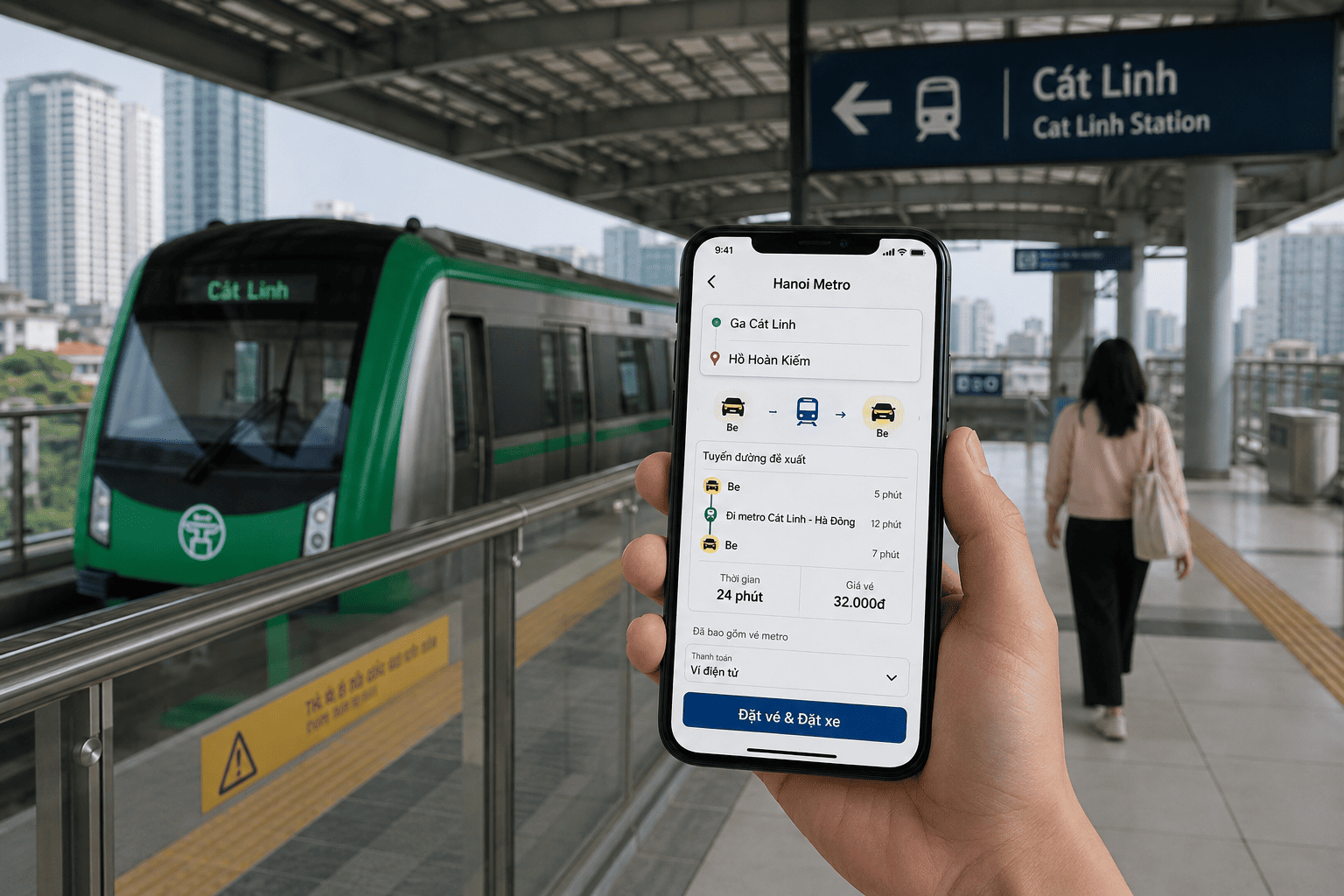 Vietnam : Hanoï combine métro et VTC dans une seule application